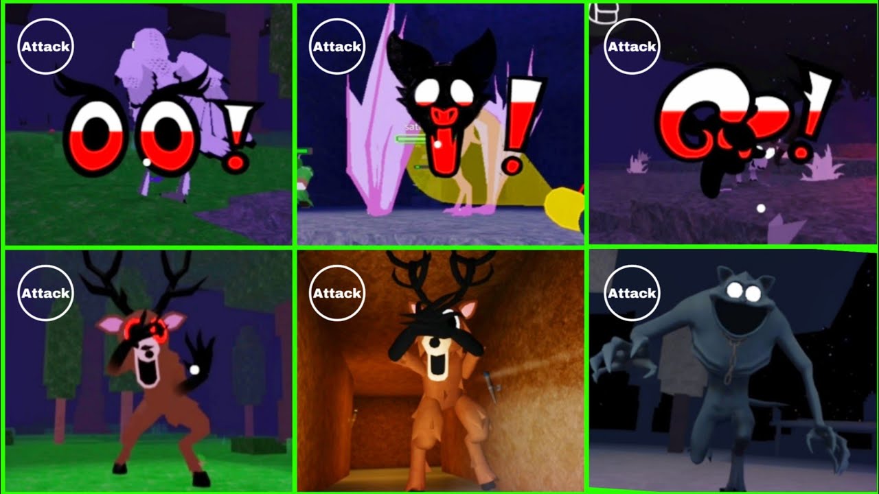 Normal to DARK MODE: Every Monster Jumpscare! (99 Nights) Roblox 