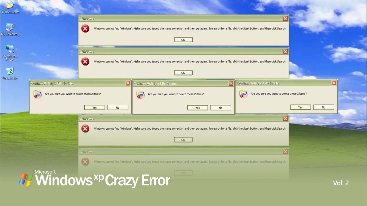 Windows XP Crazy Error | Vol. 2