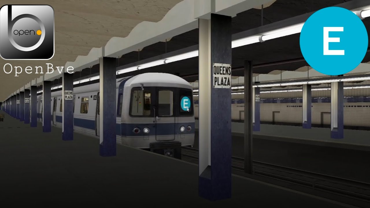 OpenBVE Quickie : 1975 R46 [E] At Queens Plaza
