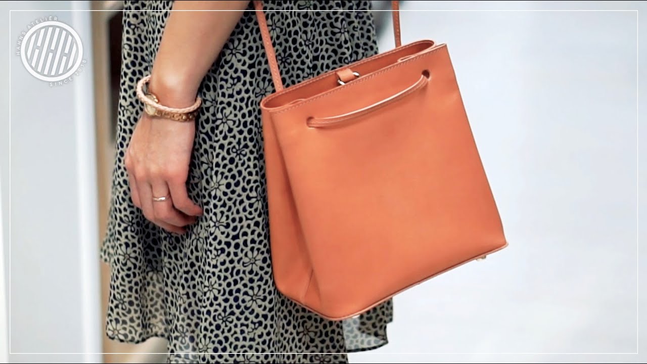 [Leather Craft] Making a Bucket bag