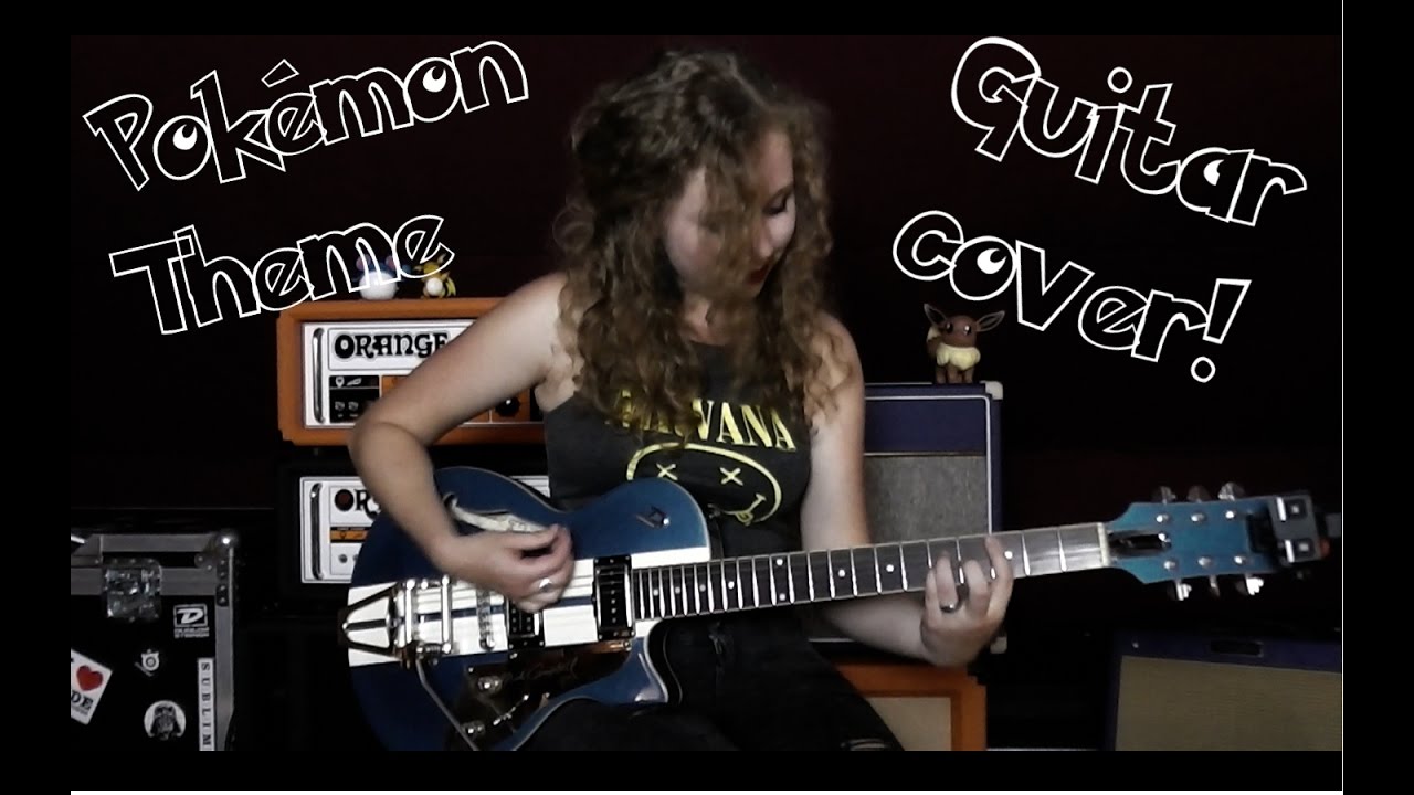 #Pokemon20 Pok&eacute;mon Theme [Guitar Cover with solo!]