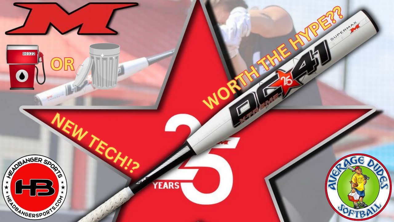 Hitting with the 2023 Miken DC-41 USSSA softball bat |  Average Dudes Softball Slowpitch Bat Review