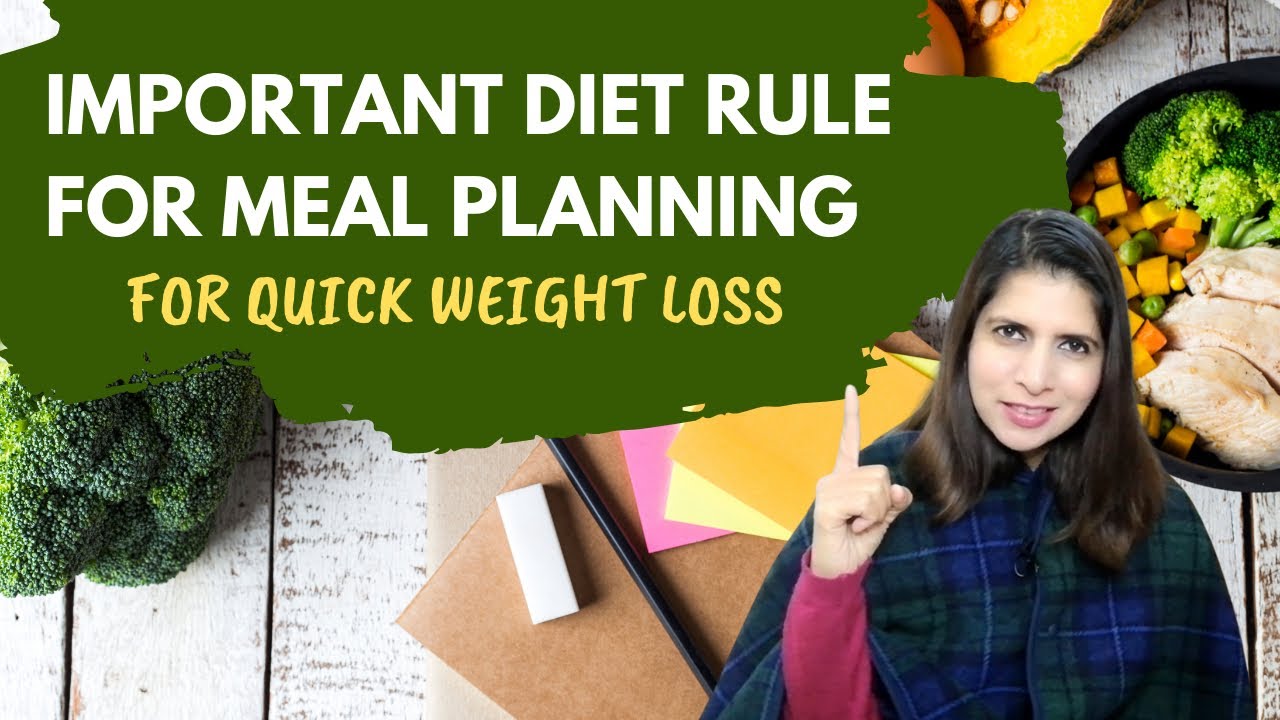Most Important Diet Rule for Meal Planning | Pre Prepping & Storing Meal | For Quick Weight Loss