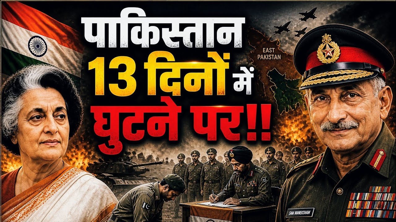 1971 war Bharat Pakistan | 1971 war in hindi | भारत ने 13 दिन में  पाकिस्तान घुटने पर | by tatsamay