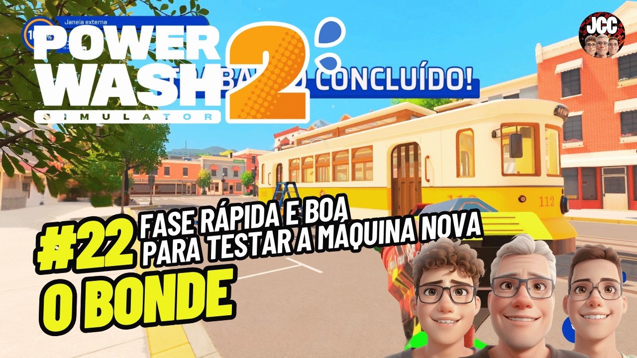 O Bonde no Power Wash Simulator 2 | Fase Curta e Legal #powerwashsimulator2