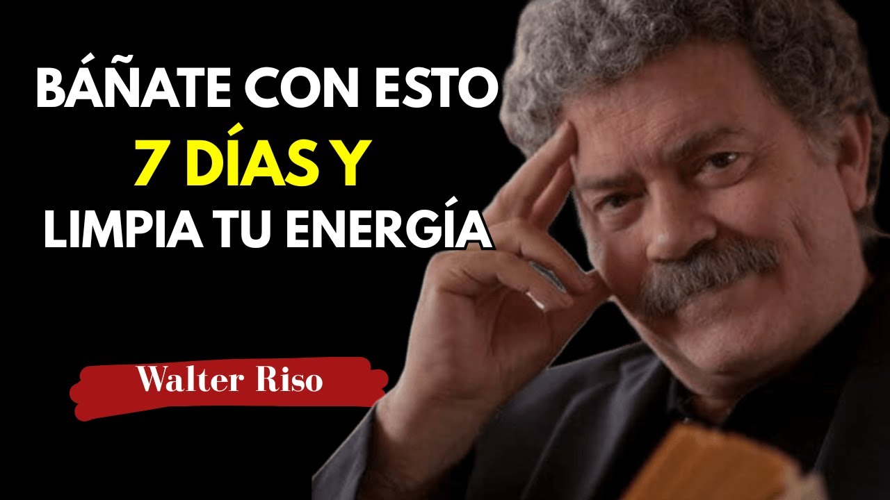 Usa esto en tu baño durante 7 días y purifica tu cuerpo | Walter Riso