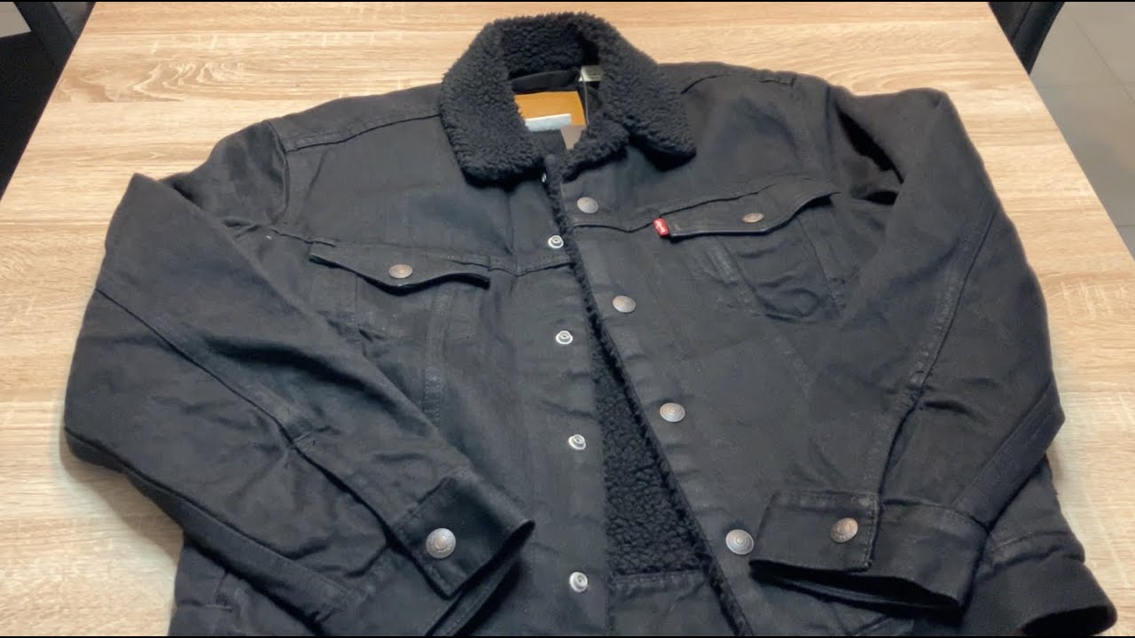 LEVI'S GIACCA SHERPA TRUCKER NERA