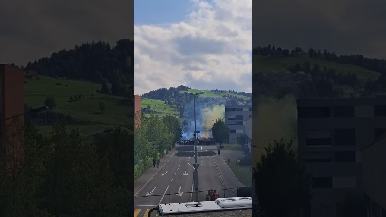 &bdquo;🔥⚽ Luzern vs St. Gallen &ndash; Ultras, Pyro & Crazy Atmosphere! 🇨🇭&ldquo;#ultra #ultras #football #pyro