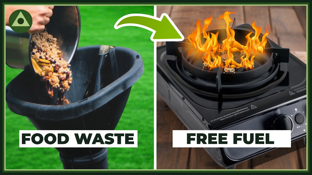 Convert Food Waste Into FREE Cooking Fuel