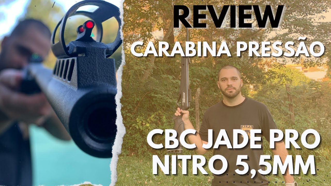 Review Tático: Carabina de Chumbinho CBC 5.5 Jade Pro Nitro
