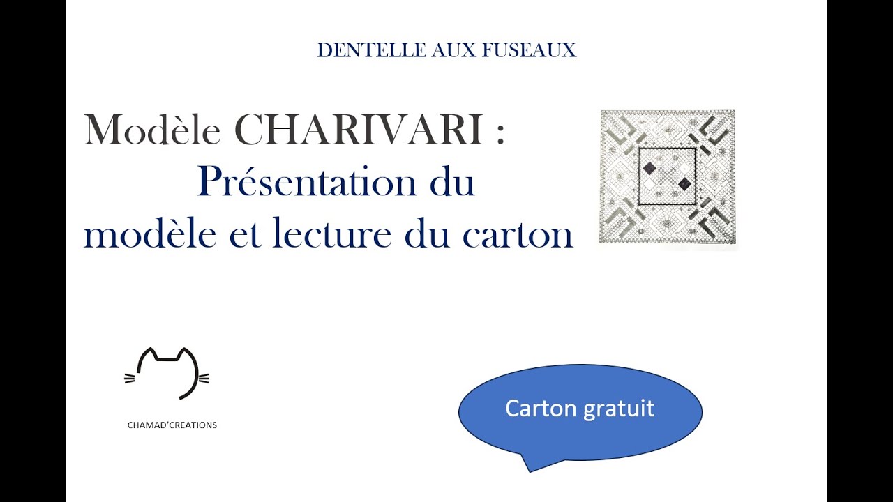 Modèle CHARIVARI: présentation et lecture du carton