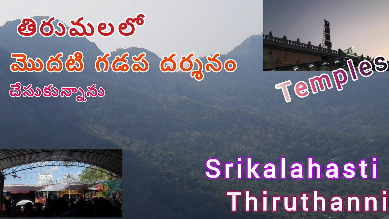 10 Year తర్వాత|తిరుమలలో మొదటి గడప దర్శనం🙏🙏Srikalahasti&Thiruthanni Temples #tirumala #temples #vlogs
