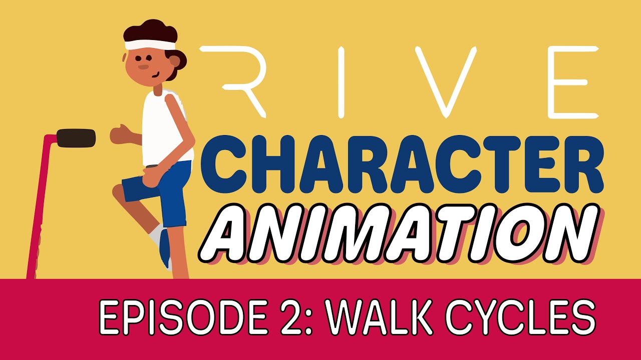 Rive Character Animation course. Episode 2: Walk cycles