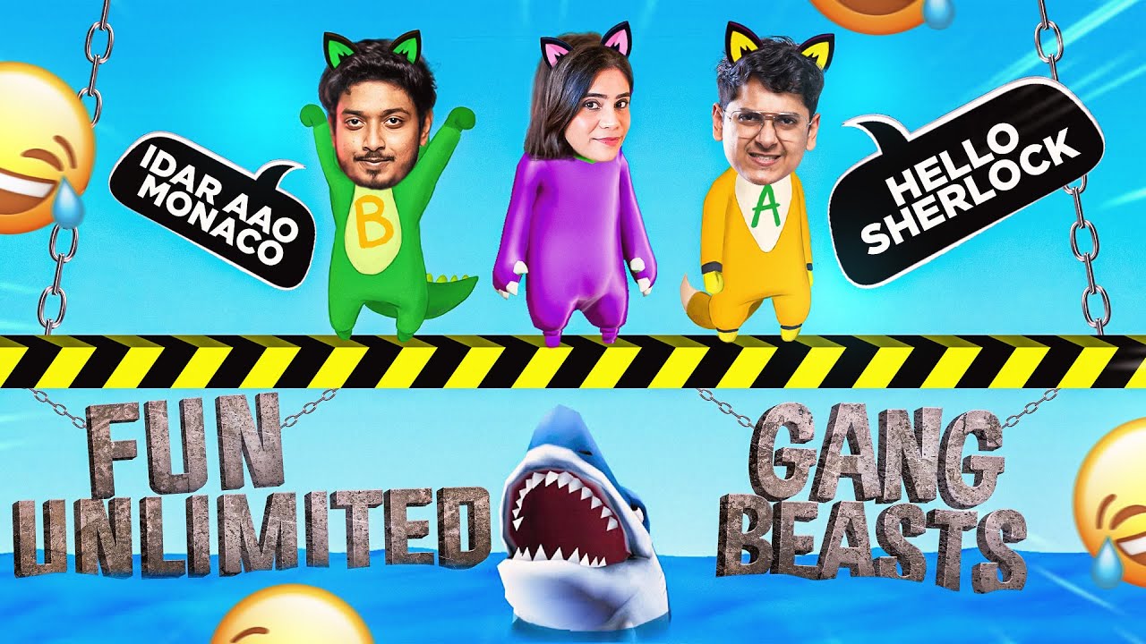 When Pro S8ul Wrestlers Dive into Gang Beasts 🥊*Funny Highlights*