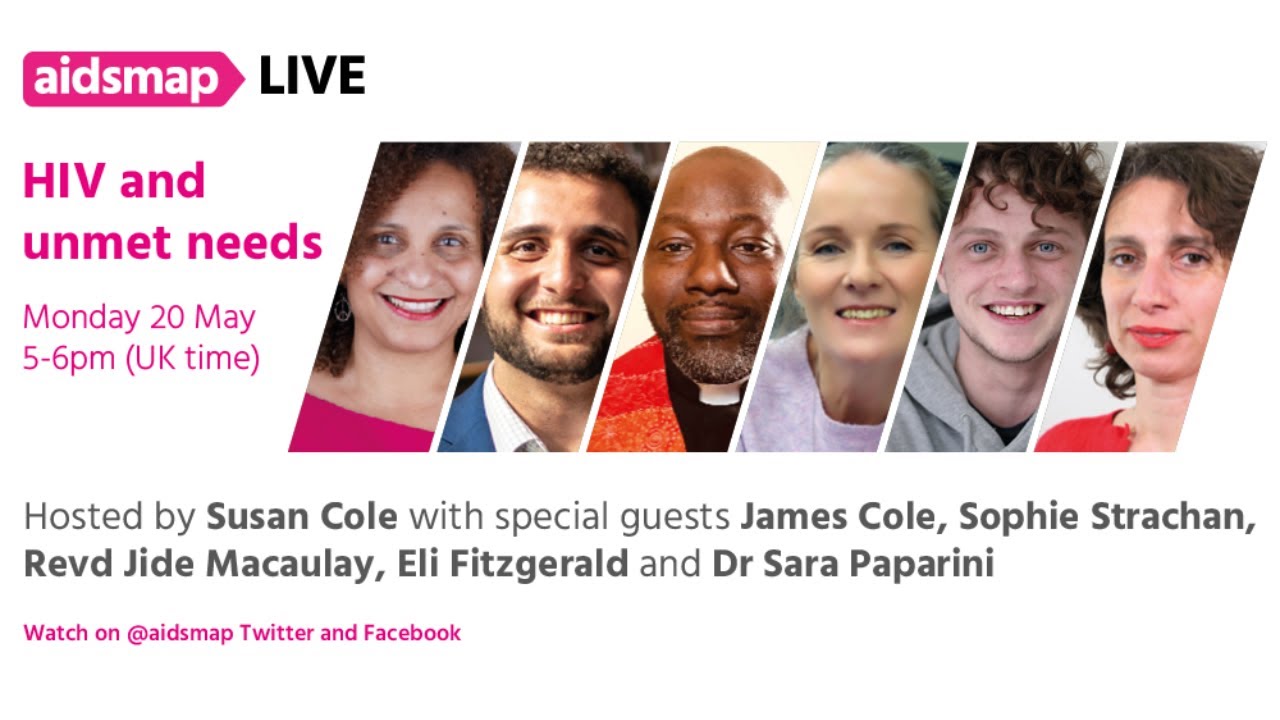 aidsmapLIVE: HIV and unmet needs