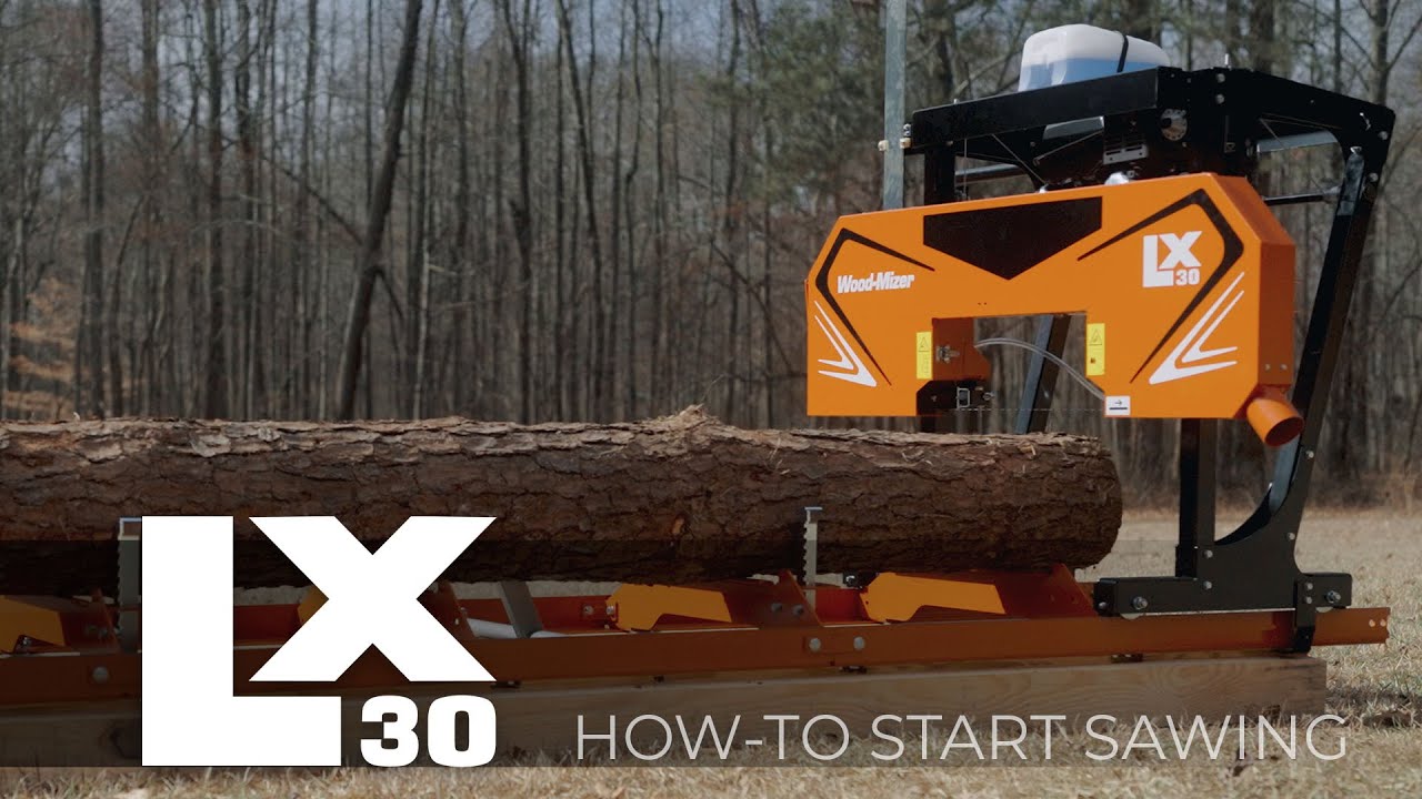 How To Start Sawing with an LX30 Portable Sawmill | Wood-Mizer
