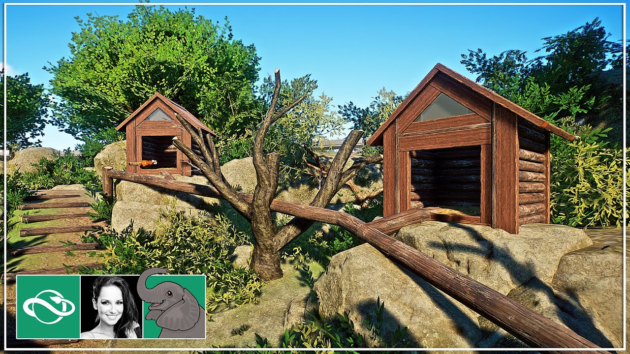 I Built a Cute Red Panda Valley in My City Zoo in Planet Zoo