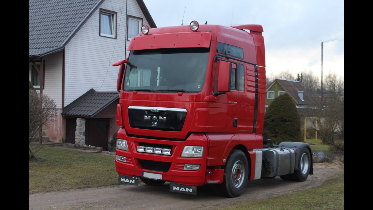 Наш MAN TGX 18.440 / Our red MAN TGX 18.440