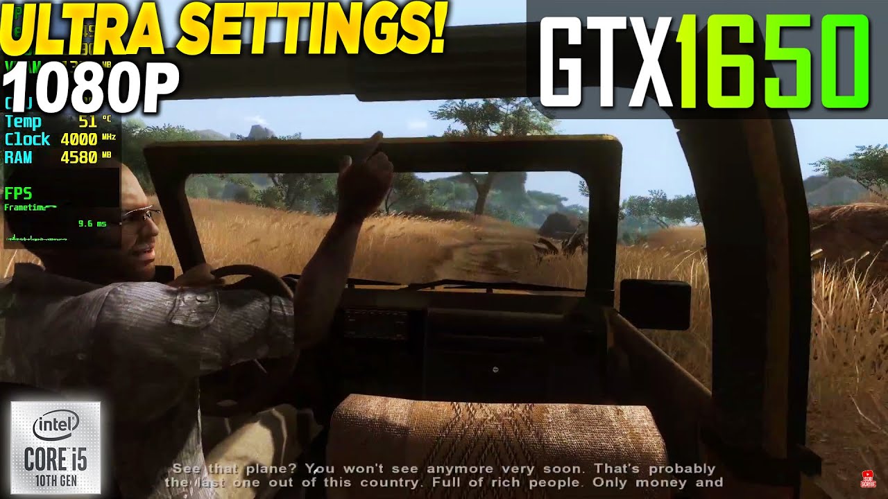 Far Cry 2 GTX 1650 - 1080p Ultra,