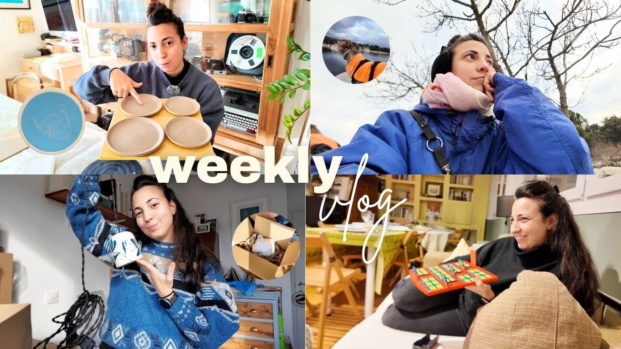 así ha sido mi cierre e inicio de año 🌟 familia, amigos, proyectos y mucha cerámica ⋆ vlog