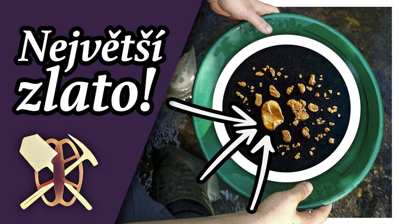 ✨ Největší zlato, co jsme našli při rýžování zlata!