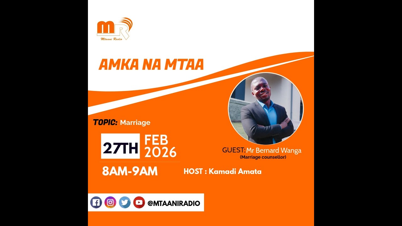 Amka Na Mtaa -Marriage Counselor