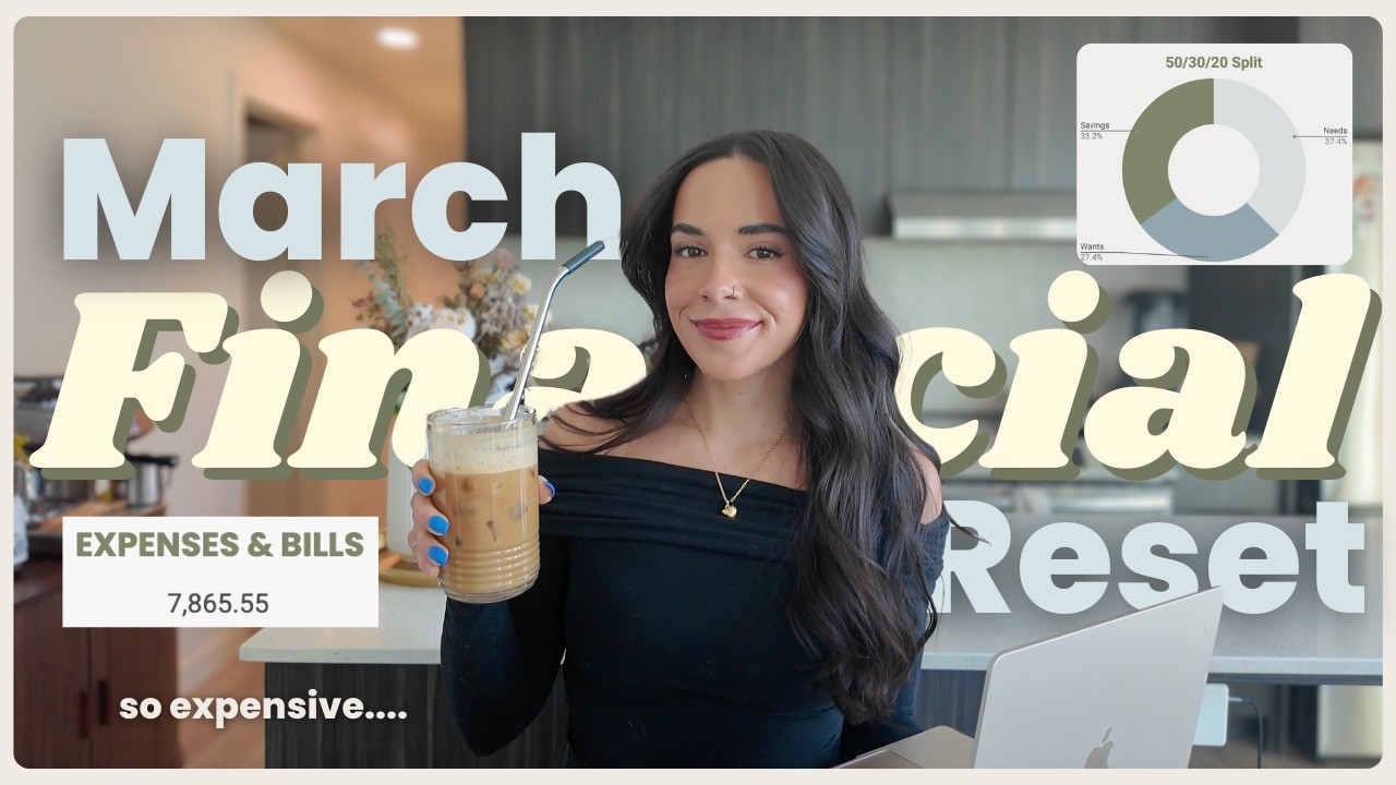 MARCH FINANCIAL RESET 💸 february spending recap + march 2026 budget