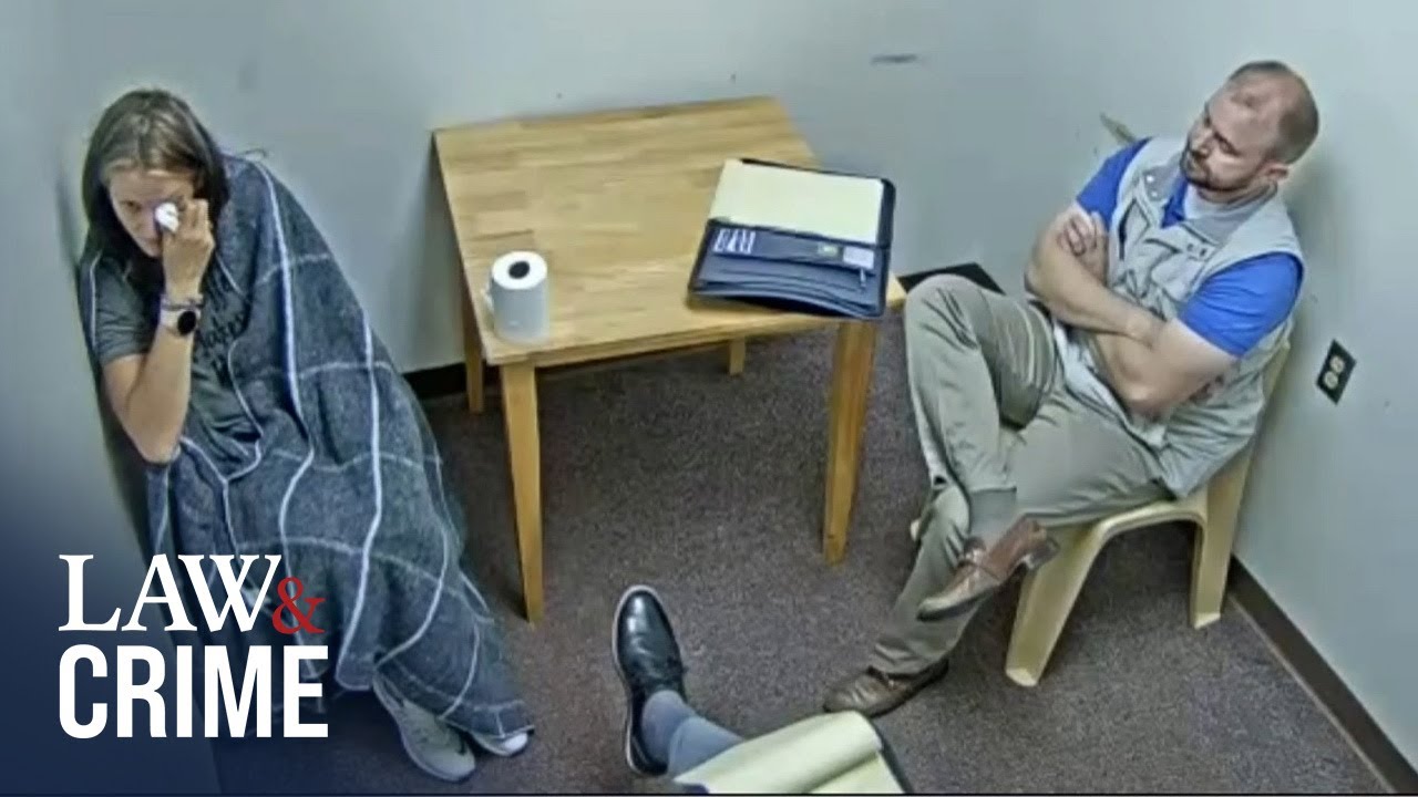 Woman Accused of Murdering Husband Cries in Intense Interrogation