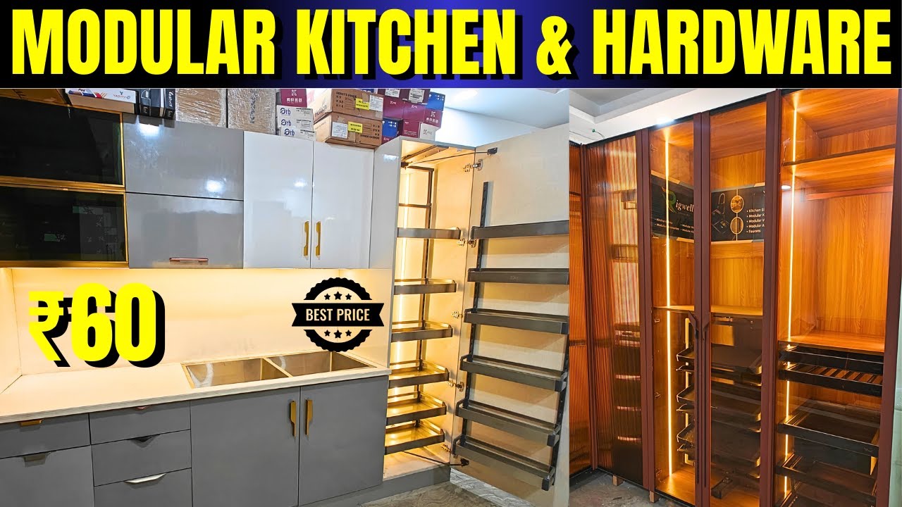 Modular Kitchen and Wordrode Designs | Hardware Locks Handle Market in Delhi 