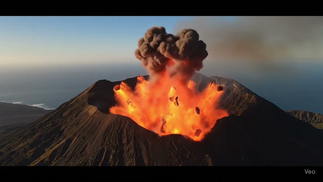 Nature&rsquo;s Fury Reimagined by AI | Epic Volcano Eruption #ai #aiart #VolcanoEruption #AICreation #new