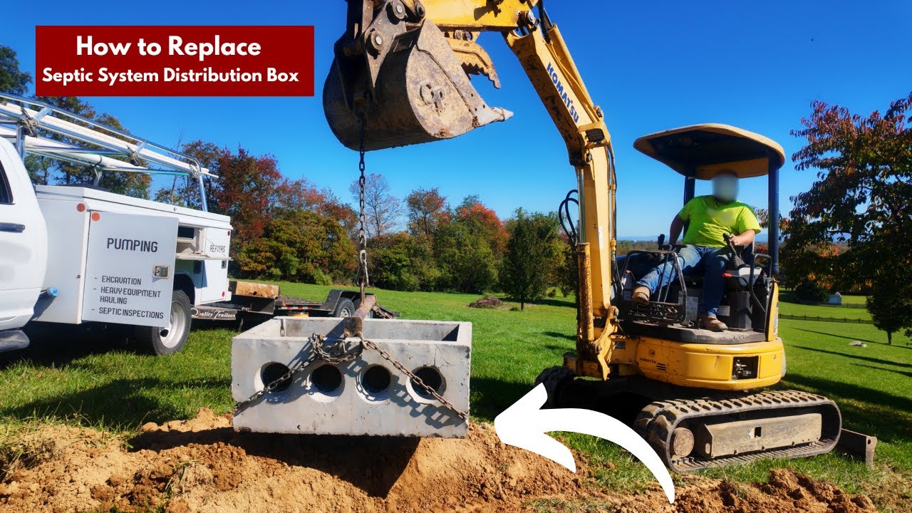 How to Replace a Septic System Distribution Box | Cracked D-Box
