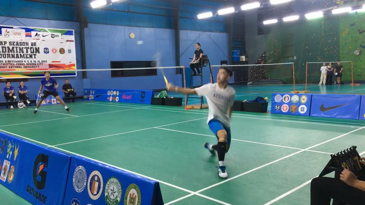 UAAP Badminton 86 Vargas vs Velasco - Final and Historic Match for the UAAP