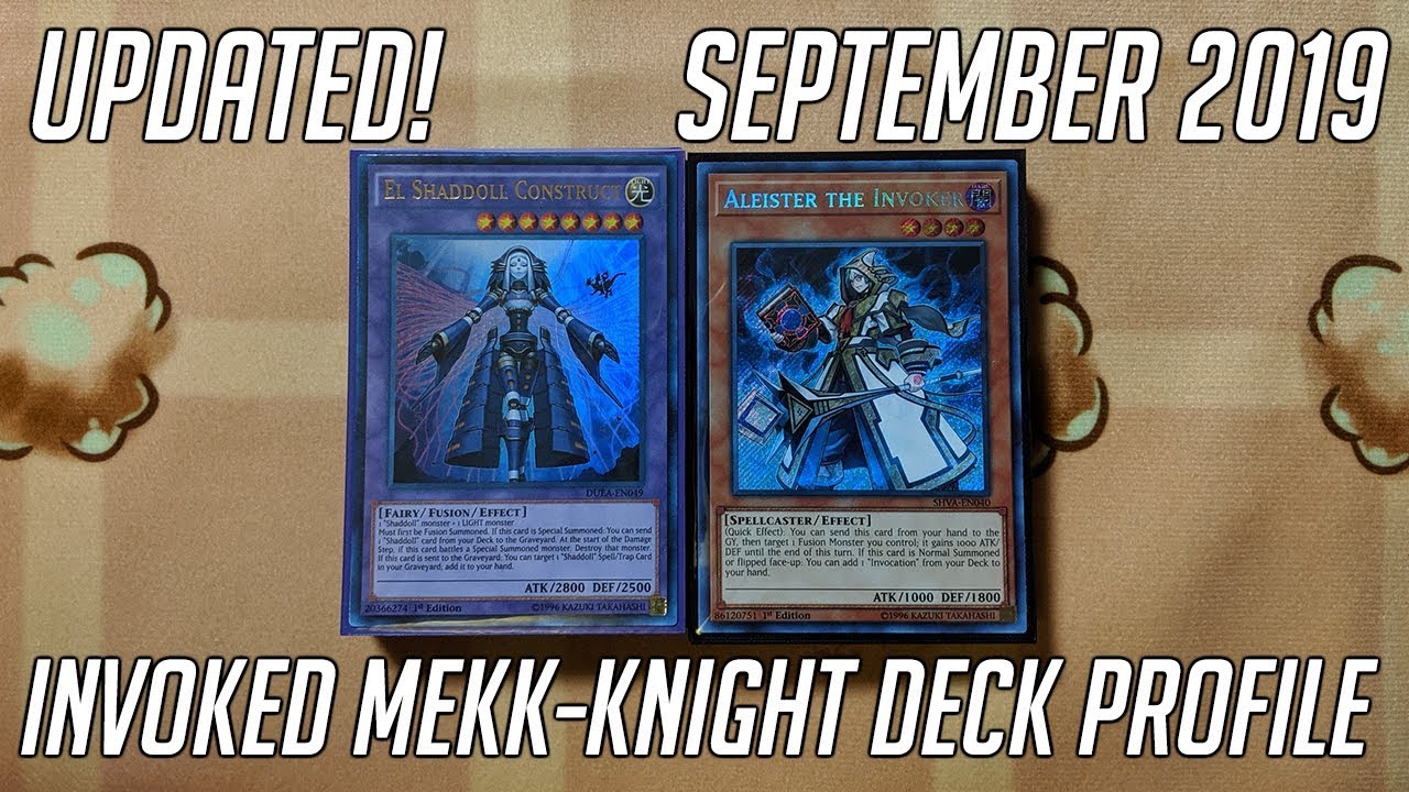 Yu-Gi-Oh! Invoked Mekk Knight Deck Profile! + Test Hand & Combo (September 2019)
