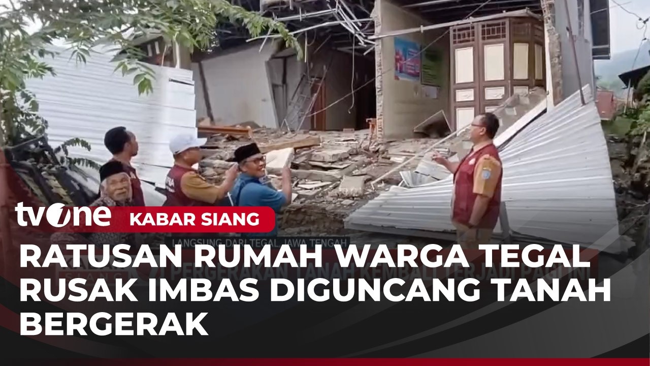 Pergerakan Tanah Kembali Terjadi di Tegal | Kabar Siang