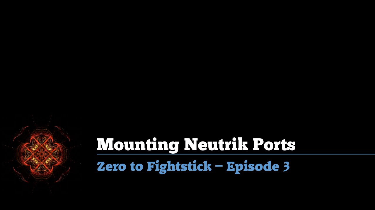 Zero to Fightstick Episode 03: Mounting Neutrik Passthroughs