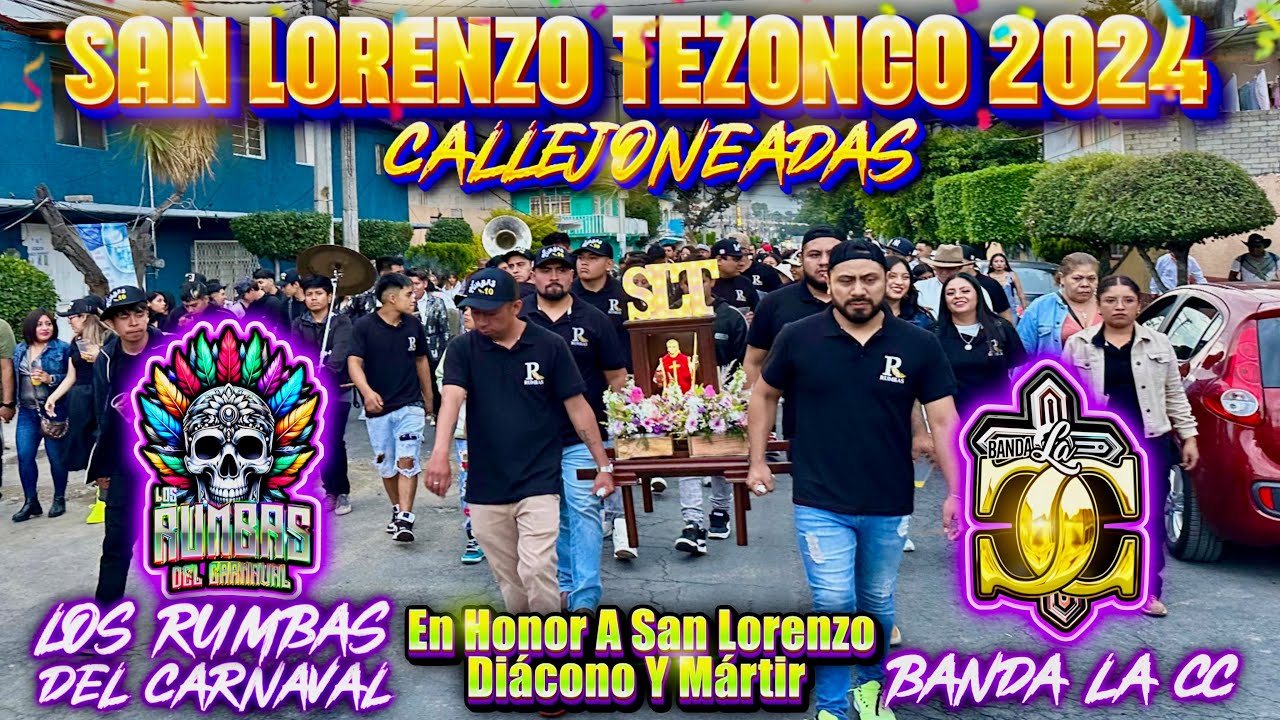Los Rumbas Del Carnaval | Callejoneadas De San Lorenzo Tezonco 2024 Con Banda La CC