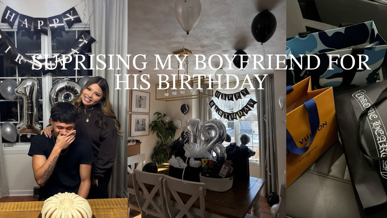 SURPRISING MY BOYFRIEND FOR HIS 18TH BIRTHDAY | Analeigha Nguyen