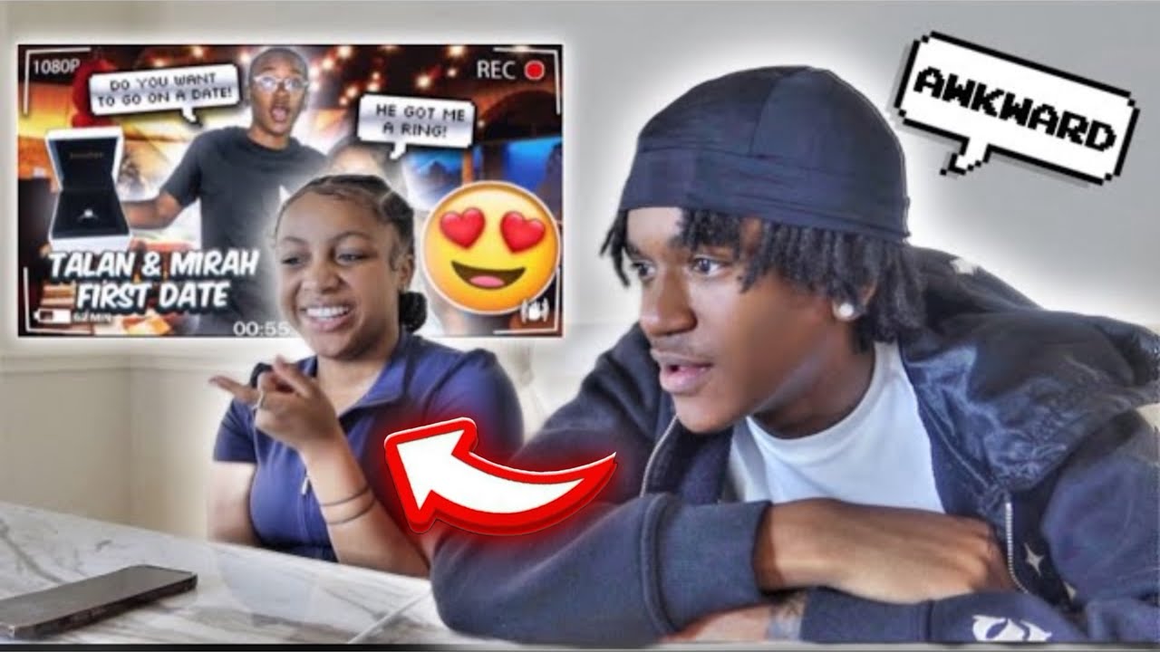 REACTING TO OUR FIRST DATE ( AWKWARD)