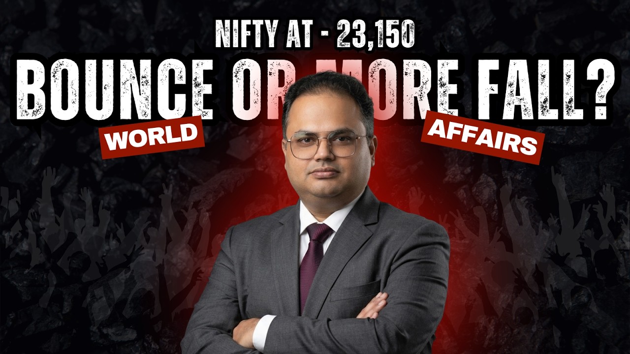 Market Outlook at Nifty 23,150 | Correction Continue or Bounce? | What Next for Investors & Traders
