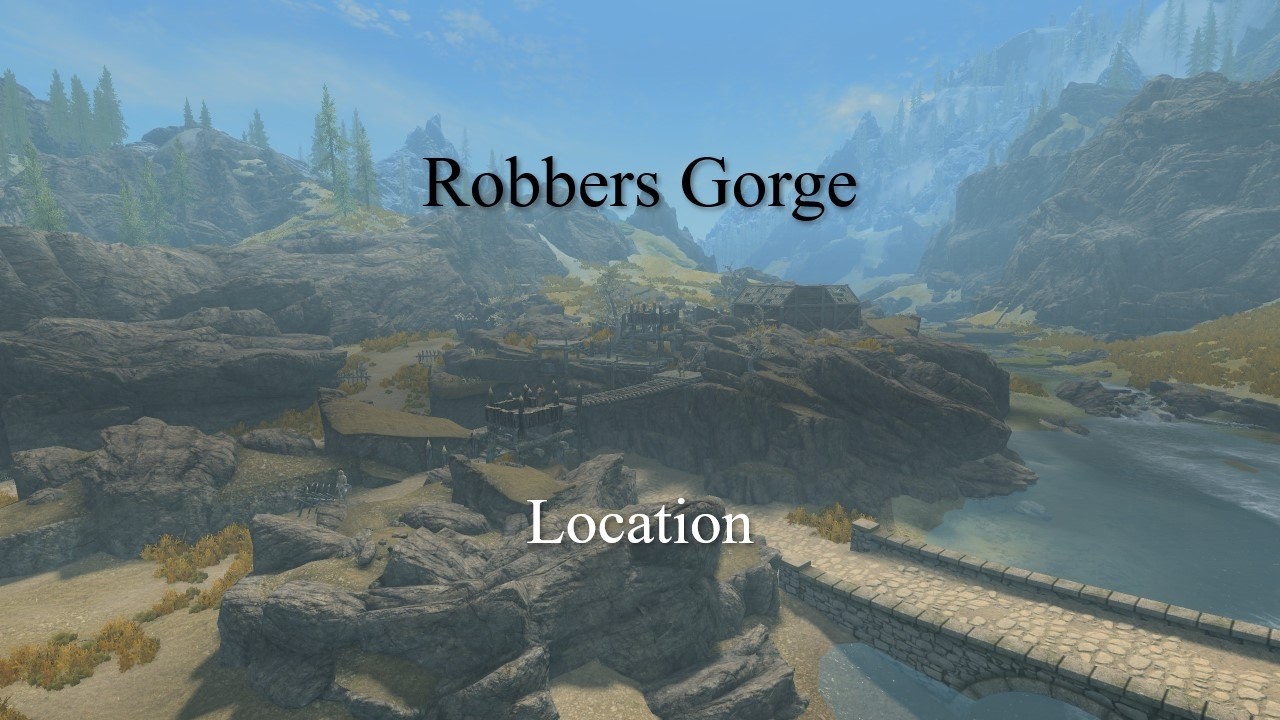 Skyrim: Legend of Robbers Gorge