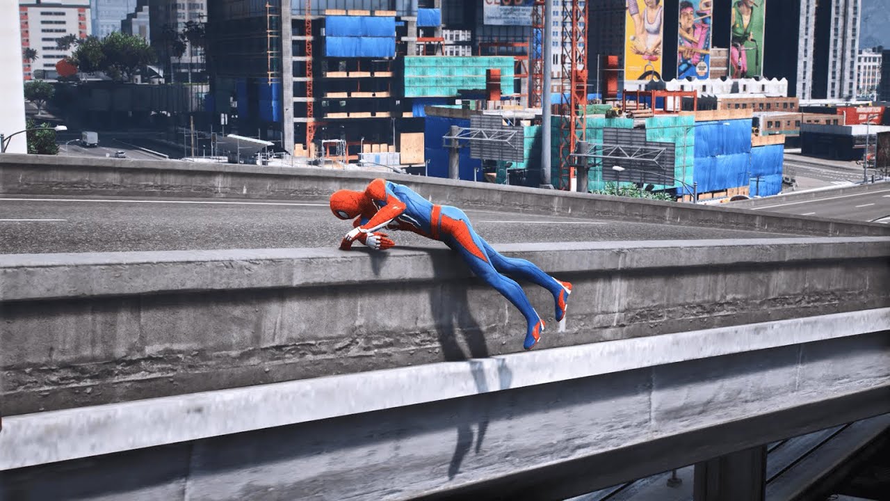 GTA 5 Ragdolls SPIDERMAN Jumps/Fails (Euphoria Physics)