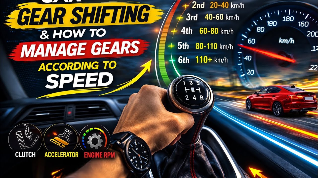 How to Manage Car Gears #drivingtips #manualcar #carcontrol #vira #trendingvideo 