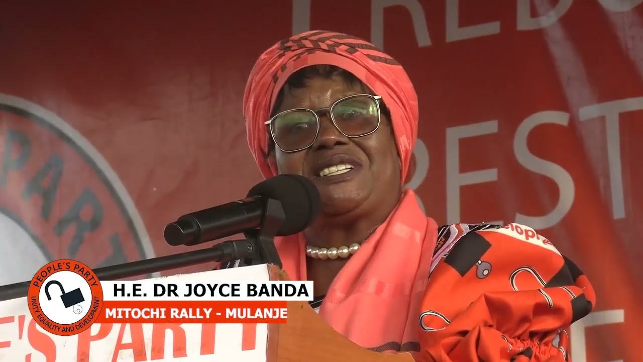 DR JOYCE BANDA SPEECH AT MITOCHI SCHOOL GROUND - GROUND