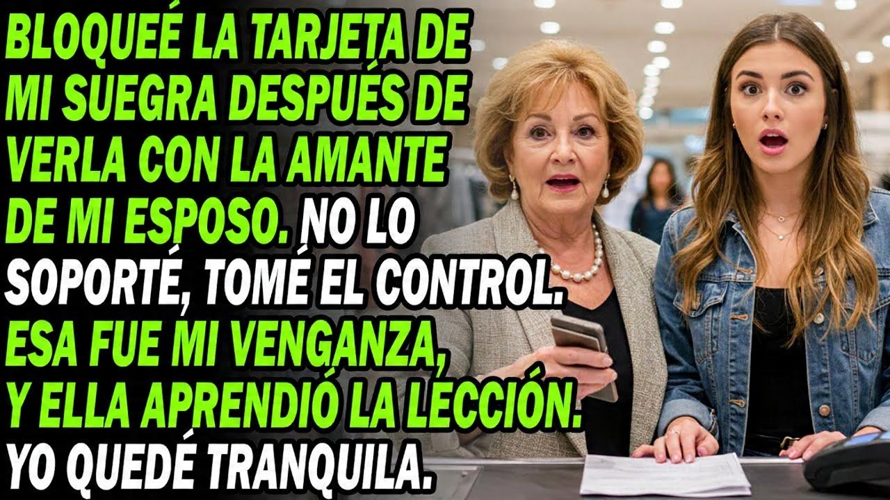 Bloqueé La Tarjeta De Crédito De Mi Suegra Después De Verla Comprando Con La Amante De Mi Esposo