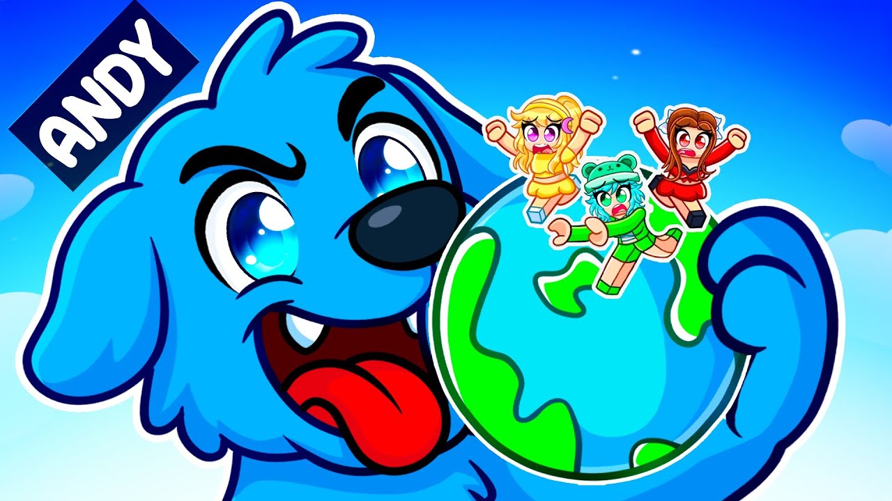 I Became A DOG to Troll In Roblox EAT THE WORLD!