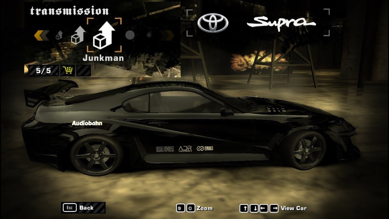 NFS Most Wanted - Supra (Junkman Performance Test)