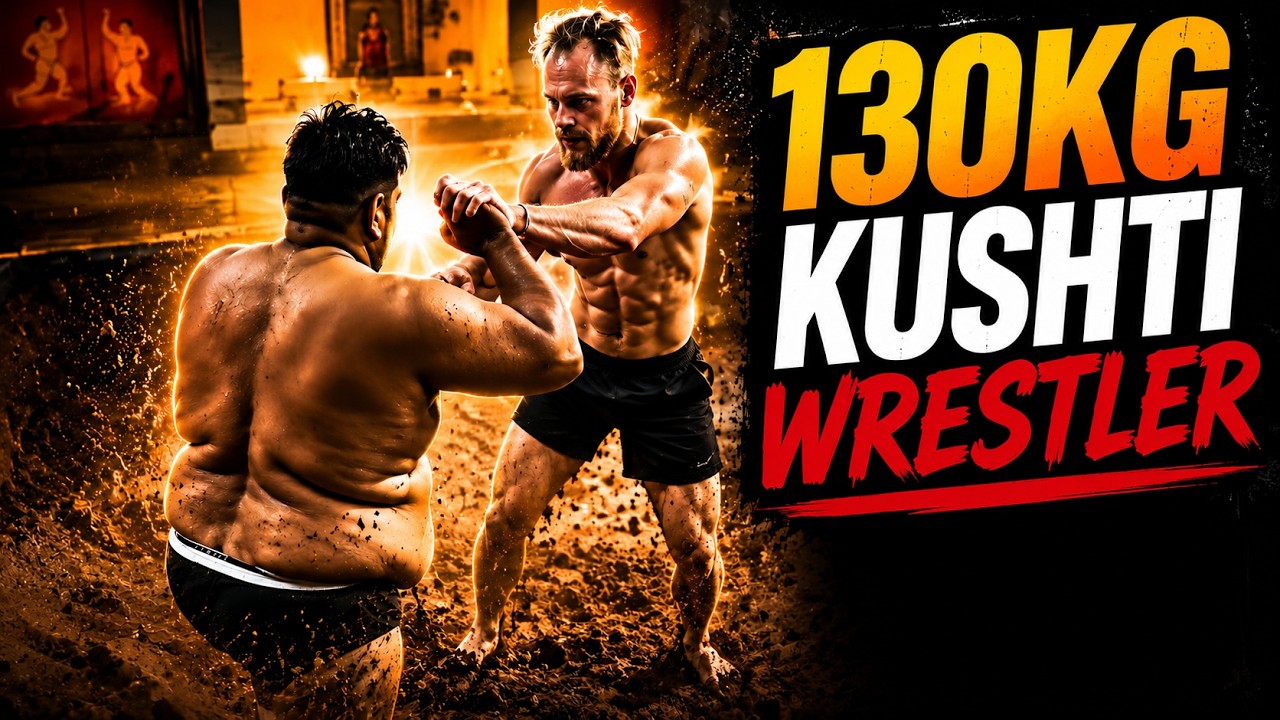 Wrestling a 130kg Kushti Wrestler | Dandekar Dixit Talim Nashik