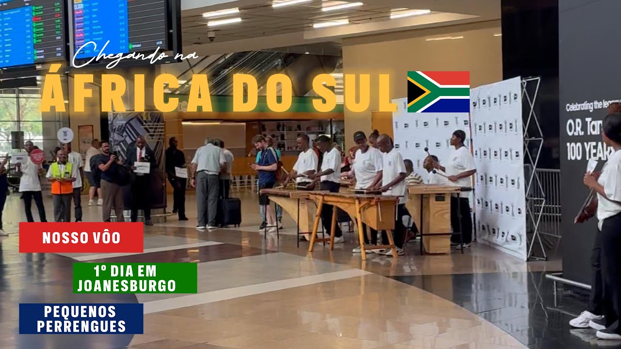 Chegando na ÁFRICA DO SUL #Joanesburgo #africa #viagem
