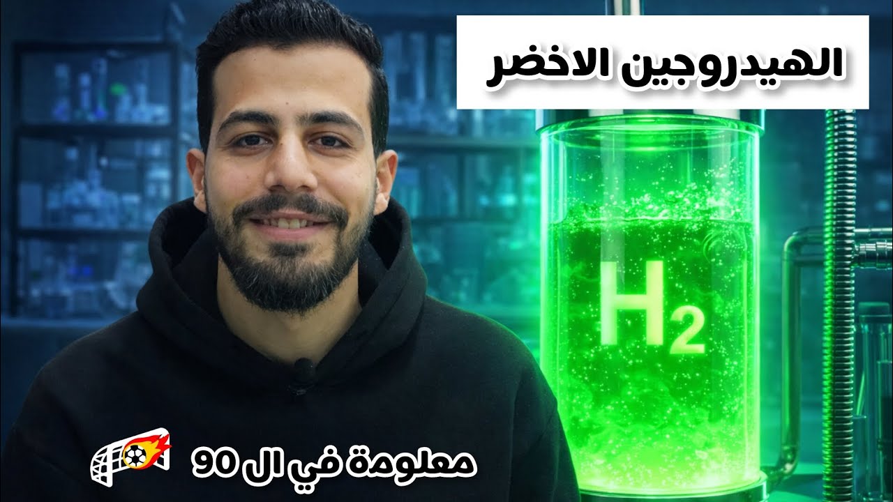الهيدروجين الاخضر | Green hydrogen 🧪|| معلومة في ال 90 || مستر محمد فتاح 