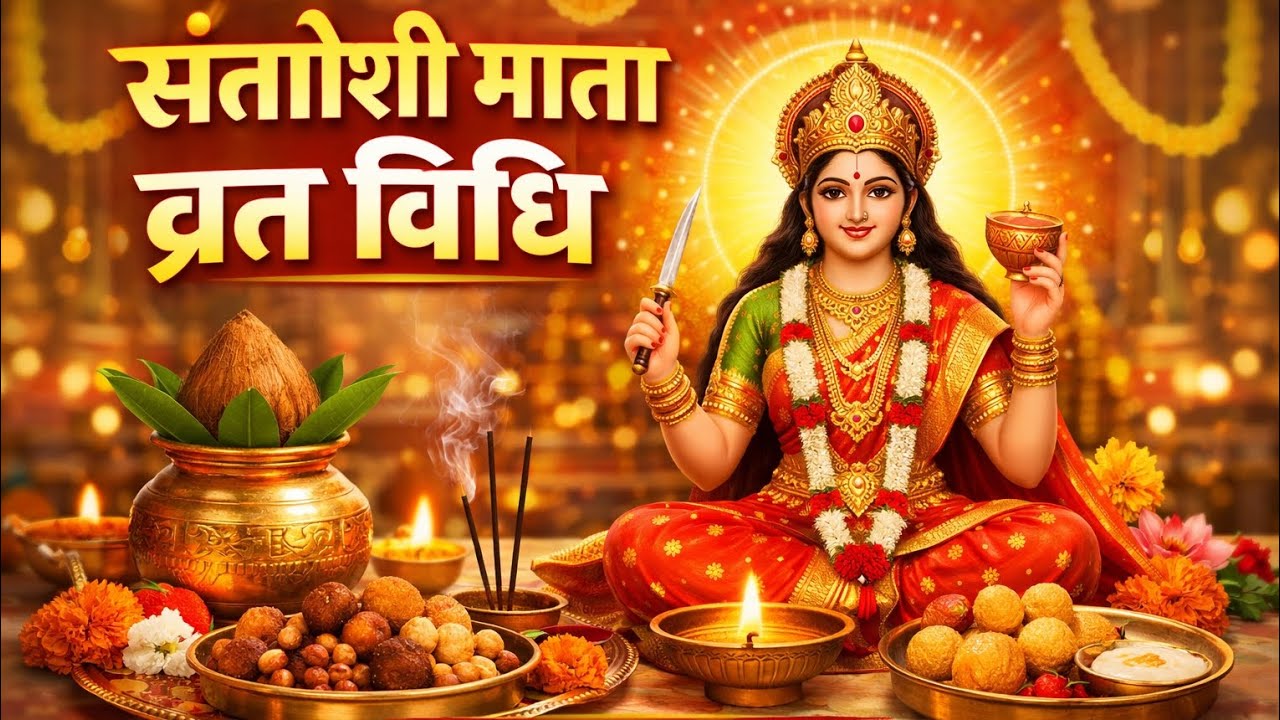 संतोषी माता व्रत कथापूर्ण विधिमनोकामना पूर्ण करने वाला चमत्कारी व्रत16शुक्रवार संतोषी माता व्रत विधि